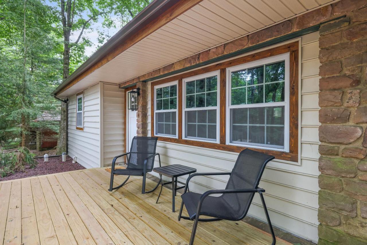 Whiskey Pines Retreat! Single Level Home, Outdoor Firepit, Ac, Bbq! Sleeps 9 In Lake Harmony! Bagian luar foto