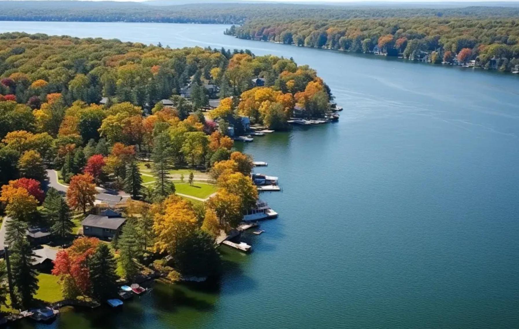 Whiskey Pines Retreat! Single Level Home, Outdoor Firepit, Ac, Bbq! Sleeps 9 In Lake Harmony! Bagian luar foto